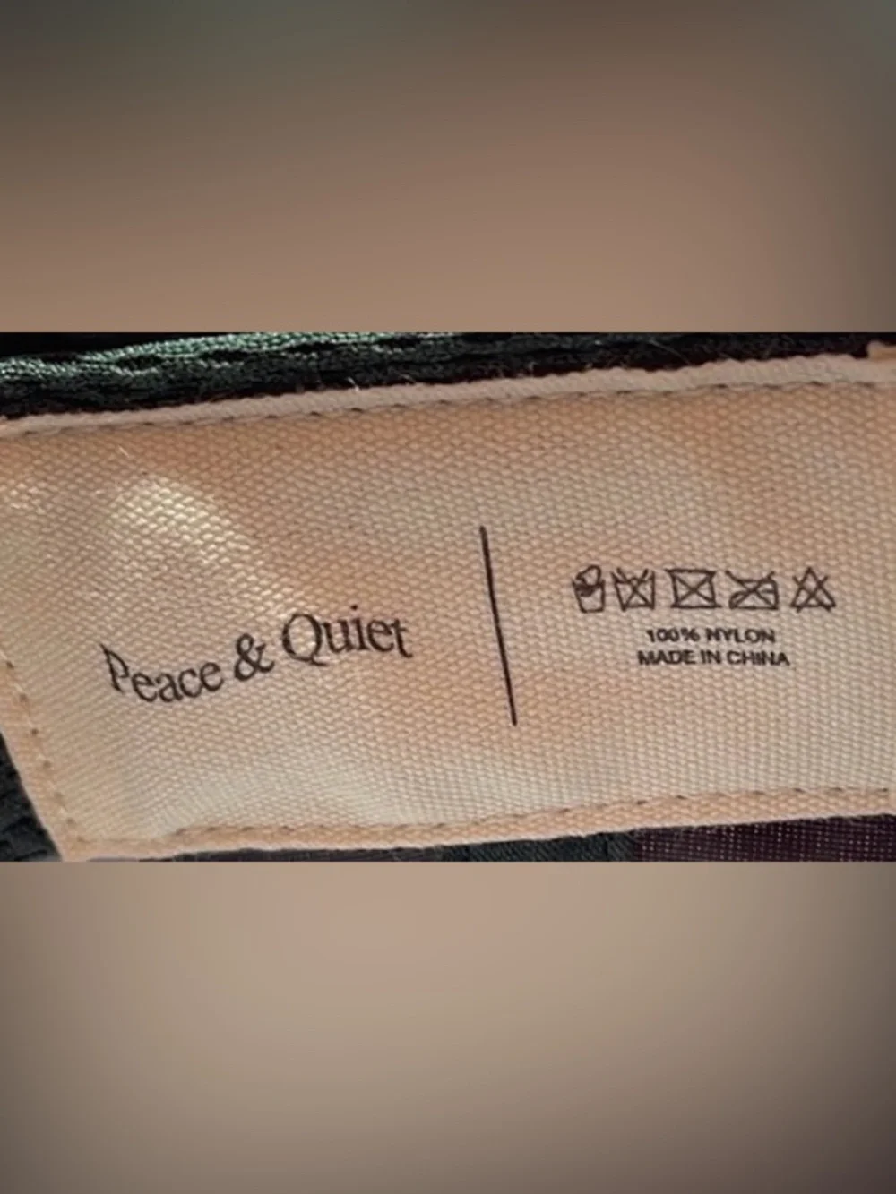 NWOT Museum of Peace & Quiet Wordmark Cap Hat in Forest Green